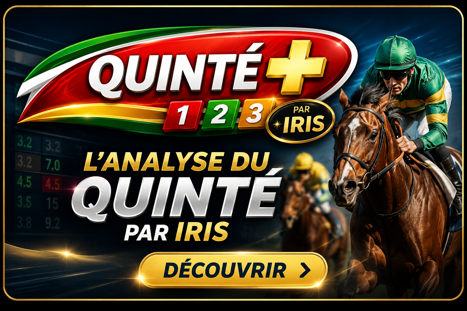 Pass Week-End TurfAI – Ses bases pour chaque course de la réunion support du Quinté+